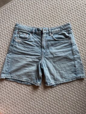 Light Blue Denim Jean Shorts